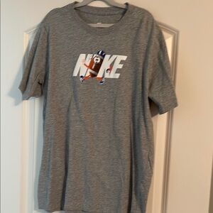 Boy’s Nike Gray T-Shirt with Football Graphic Logo